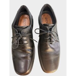 ECCO Black Leather Men's Oxford Dress
Shoes EU 43 US 9.5-10